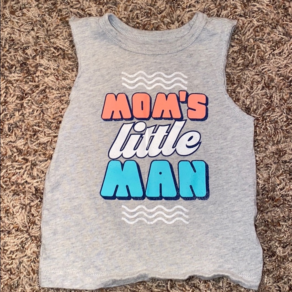 Osh Kosh “Mom’s Little Man” tank top Size 9M